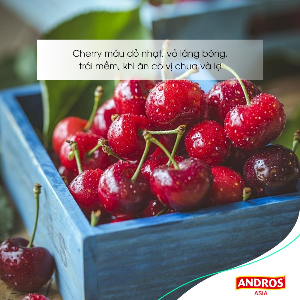 Mứt Andros Chunky Anh Đào/Cherry