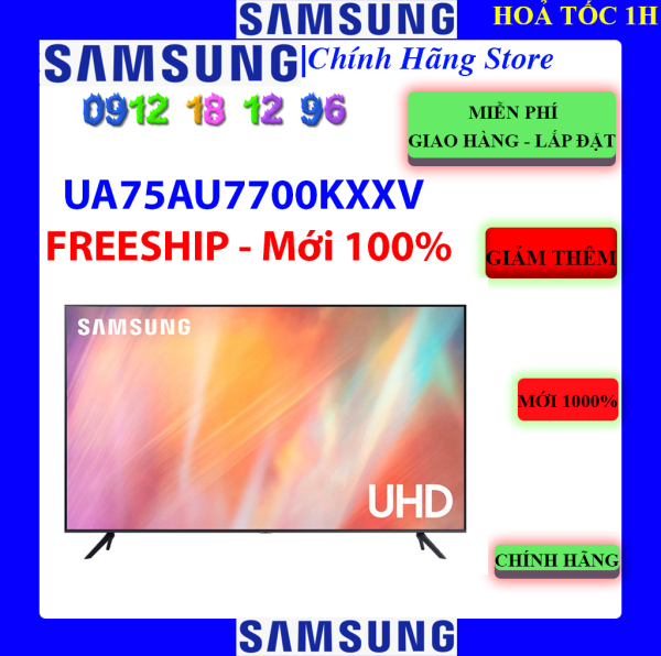 Bảng giá [SAMSUNG 75AU7700] Smart Tivi Samsung 4K 75 inch UA75AU7700 UHD - chỉ bán ở HCM