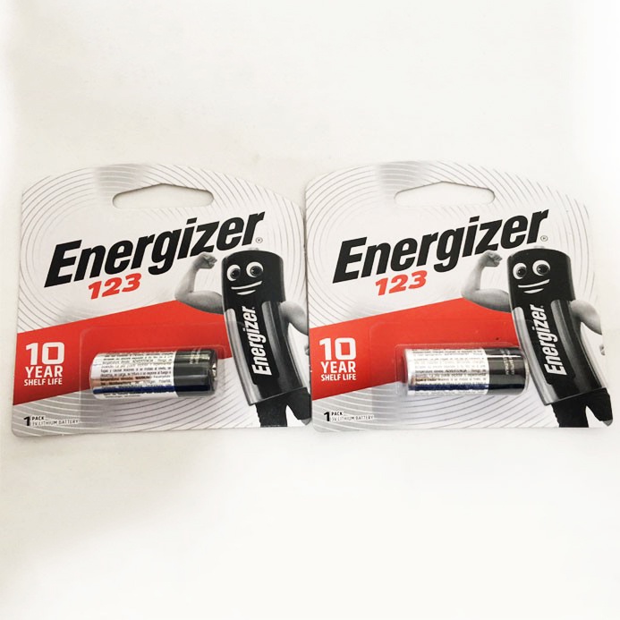 Combo 5 vỉ pin máy ảnh CR123A Energizer  Lithium 3V ( 1 vỉ 1 viên )