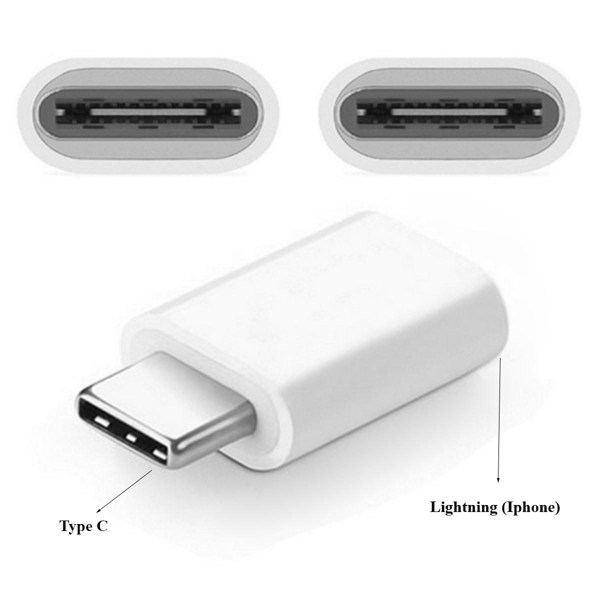Combo 3 đầu chuyển đổi từ Lightning sang Type C