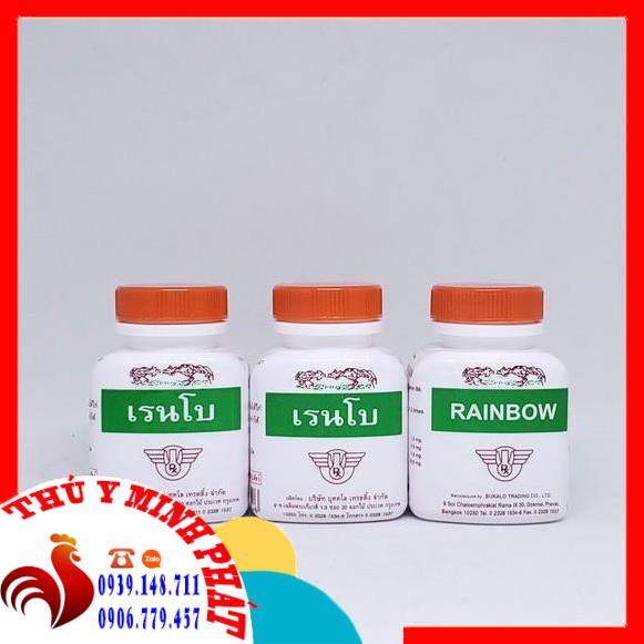 RAINBOW TH.UỐC NUÔI GÀ ĐÁ HỦ 100 VIÊN