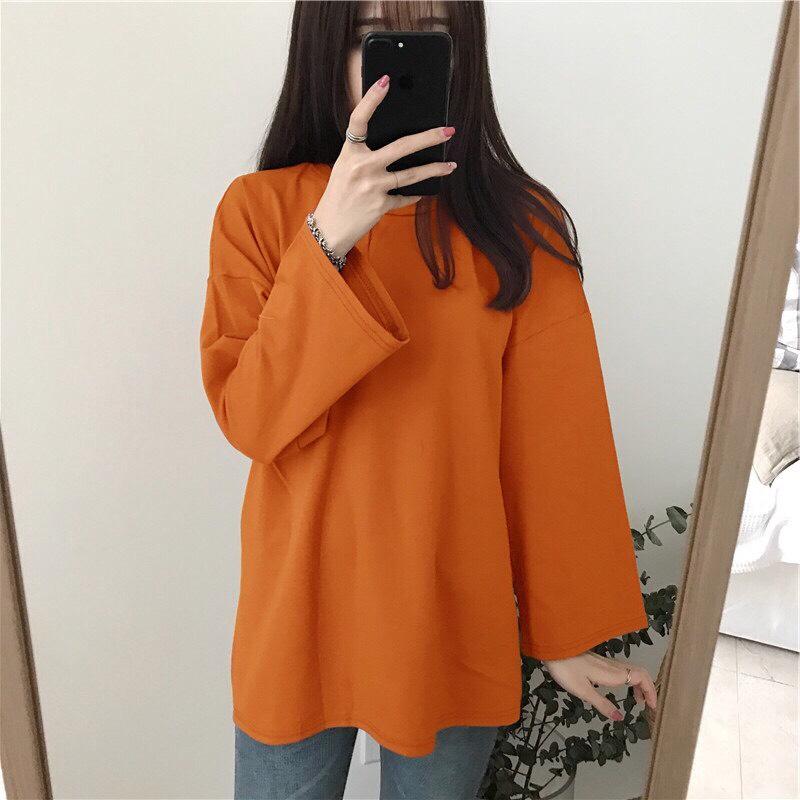 ÁO THUN NỮ FORM RỘNG TAY DÀI nuna