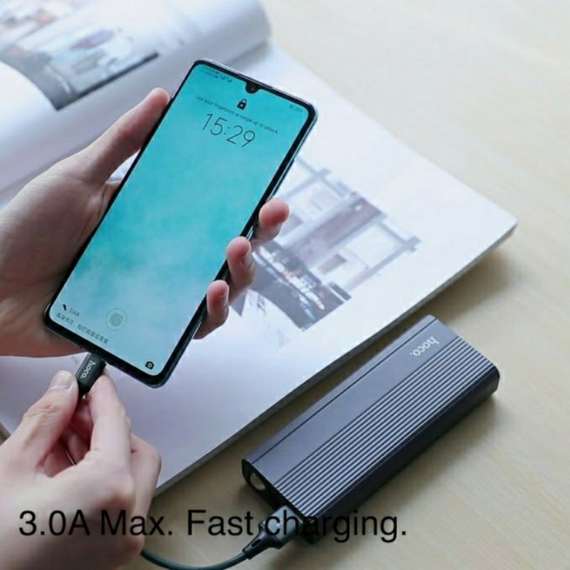 [HCM]Cáp Sạc Nhanh Dây Dù 3.0a-Hoco Du10 Pro-Dài 0.25m