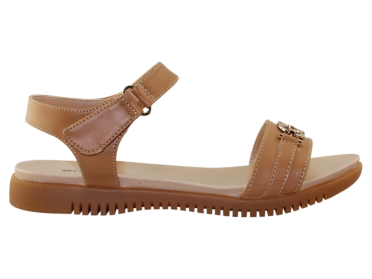 SANDAL ĐẾ BẰNG NỮ Bita's SYN.257 ( Đen + Hồng + Kem)