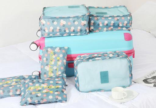Túi chống thấm đựng đồ cá nhân du lịch - bộ 6 cái