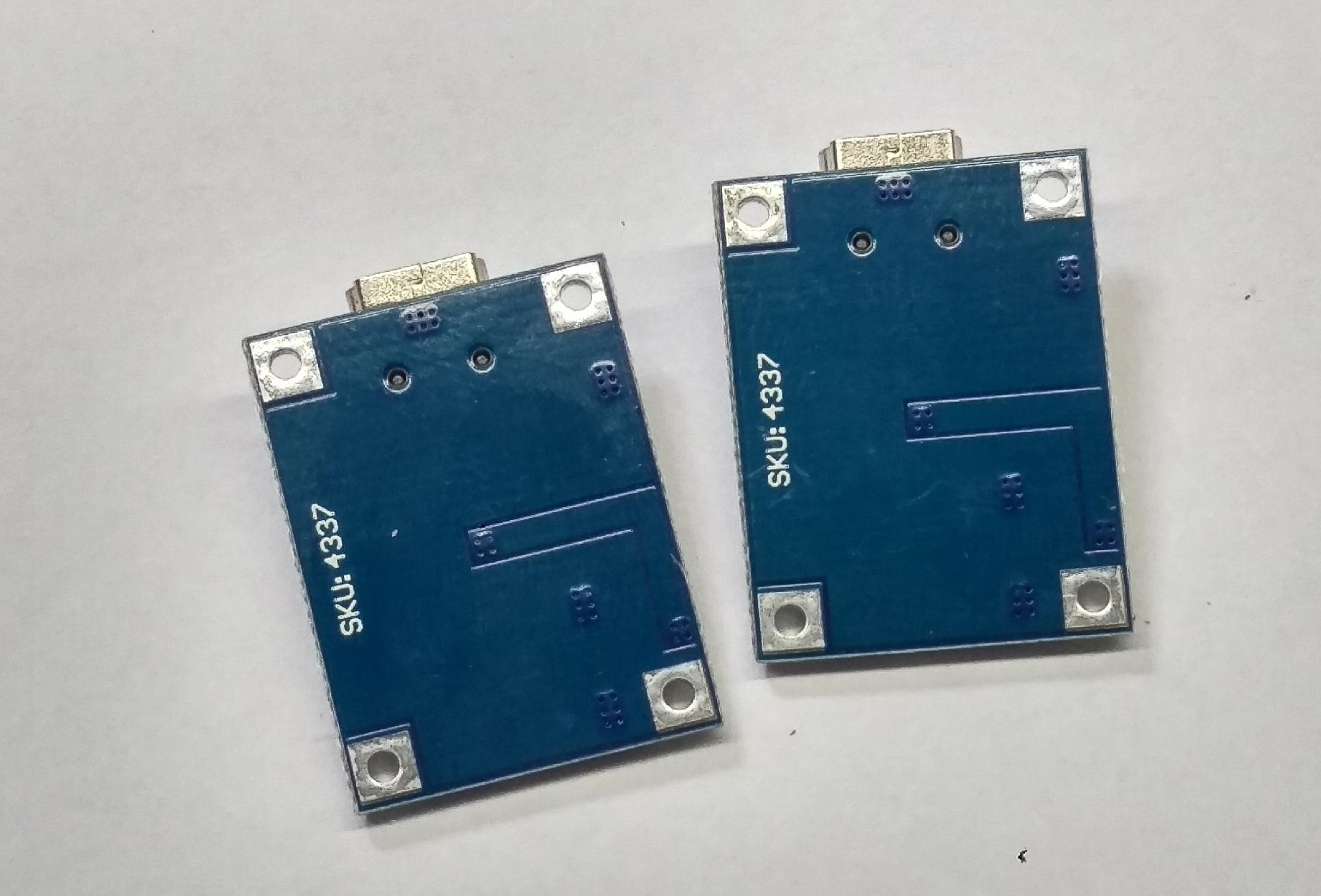 Combo 2 mạch sạc pin lithium 1 cell 3.7V