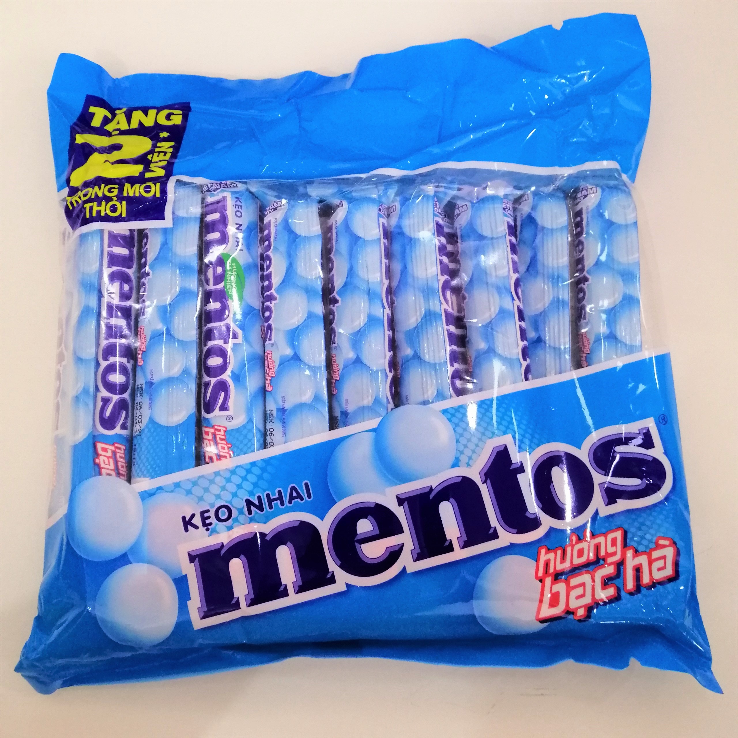 Kẹo Nhai Mentos (Gói 16 thanh)