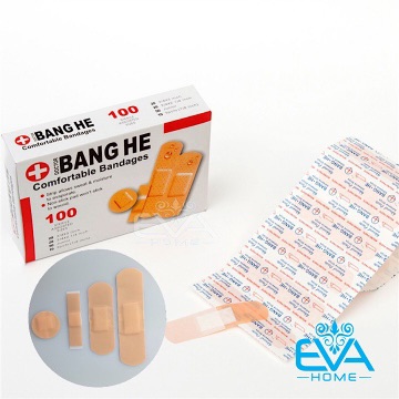 [HCM]Hộp 100 Miếng Băng Keo Cá Nhân Dán Vết Thương 4 Size Tiện Lợi  Comfortable Bandages