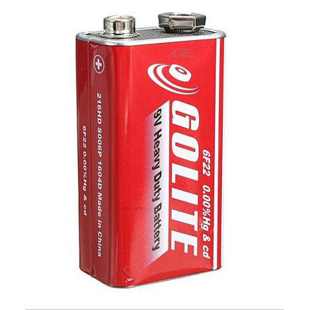 Pin vuông 9V Golite - 1 viên