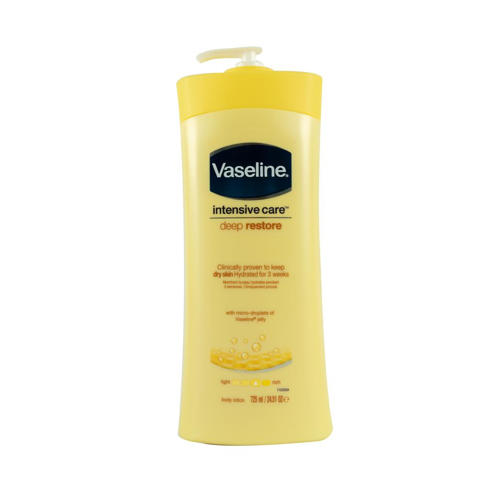 [HCM]SỮA DƯỠNG THỂ TRẮNG DA VASELINE INTENSIVE CARE DEEP RESTORE 725ML MỸ