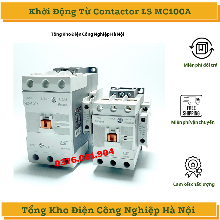 Khởi động từ MC 100A Chất lượng cao