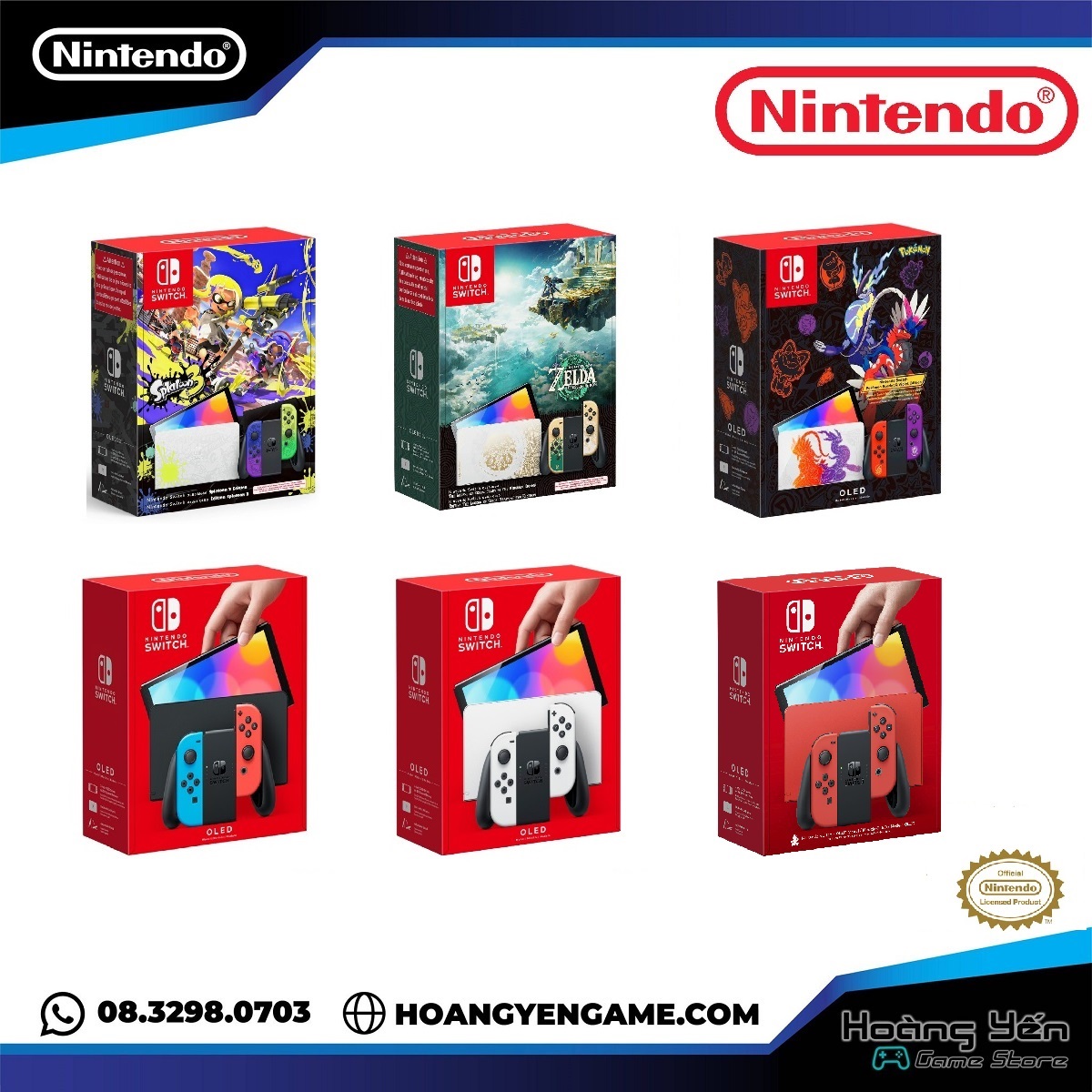 Máy Nintendo Switch OLED Chính Hãng