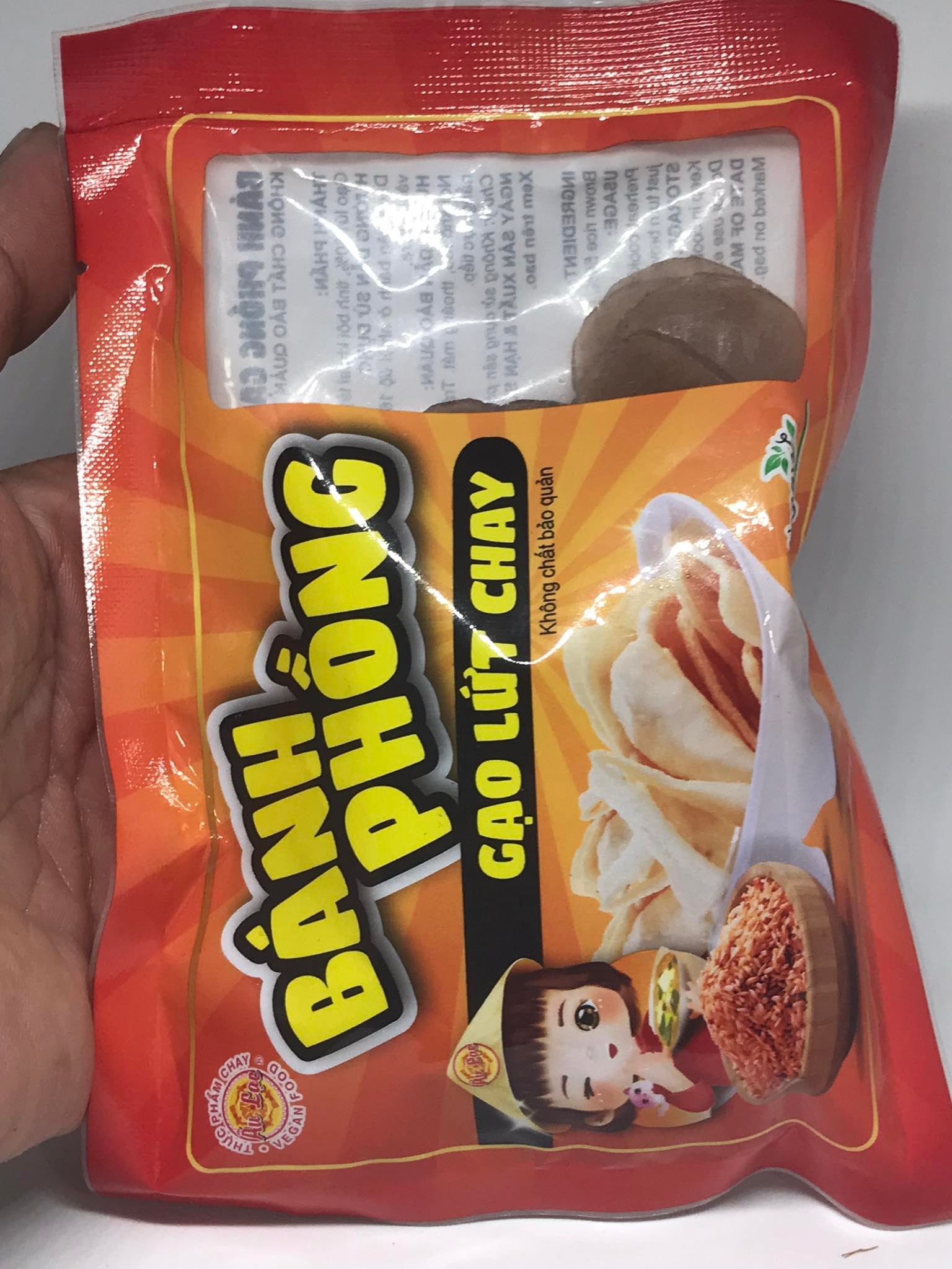 Bánh Phồng Chay Âu Lạc - Gói 80g