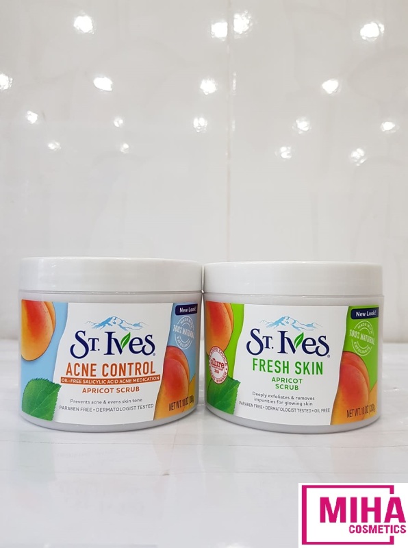 Tẩy Tế Bào Chết Toàn Thân St.Ives Apricot Scrub 300ml USA nhập khẩu