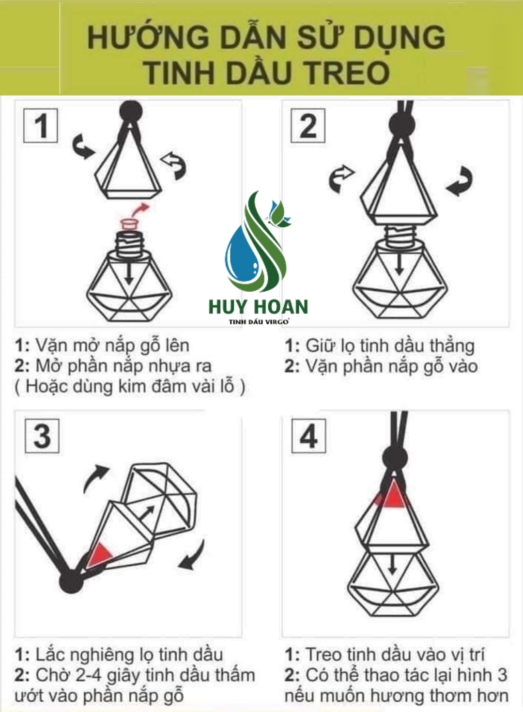 Tinh dầu treo xe ô tô