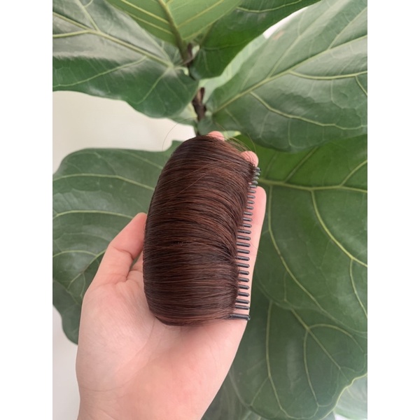 Kẹp phồng chân tóc độn phồng mái loại cài làm bằng tóc tơ ❤️ ảnh thật ❤️ loại mới 4.9