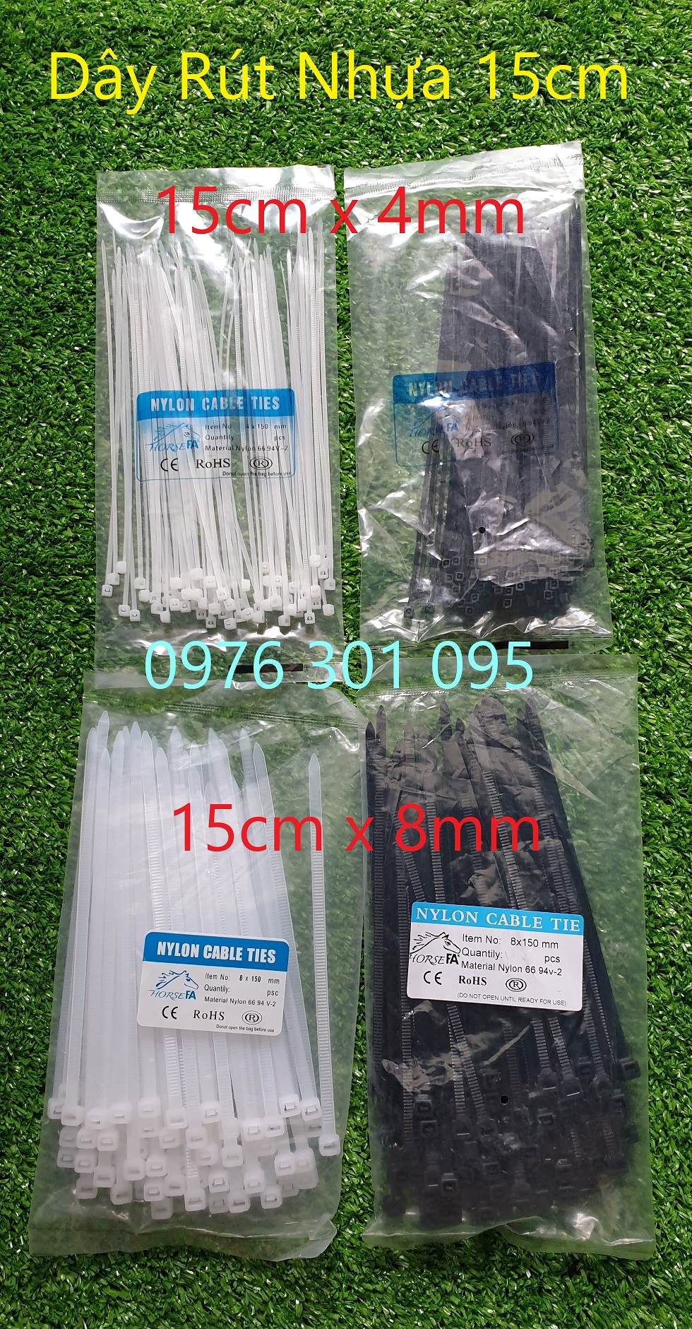 Dây Rút Bảng Dày 8Li - 10Li (Trắng - Đen) - Đèn Led Thiên Vân