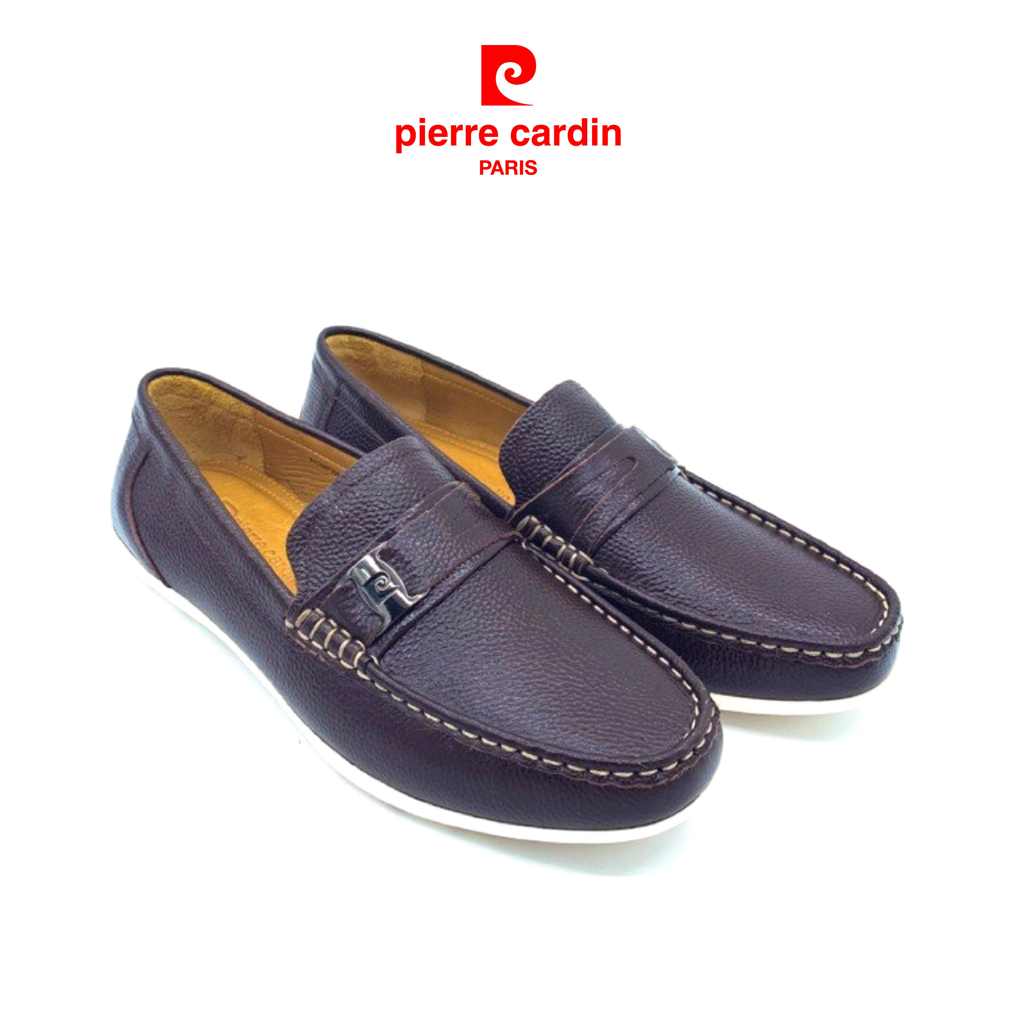 Giày lười Pierre Cardin da thật nhập khẩu PCMFWL 710