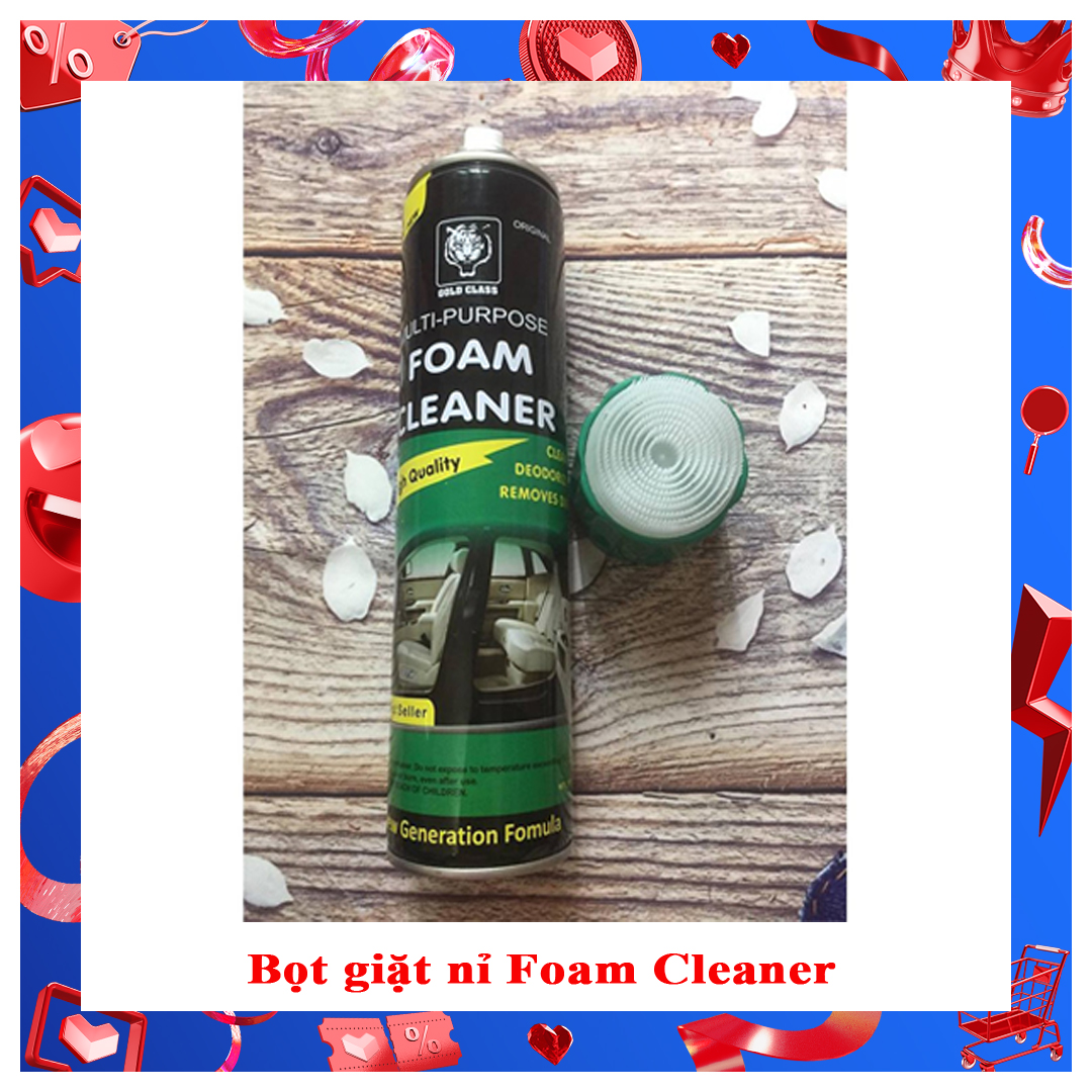 [HCM]BỌT GIẶT NỆM ĐA NĂNG GOLDCLASS FOAM 650ML