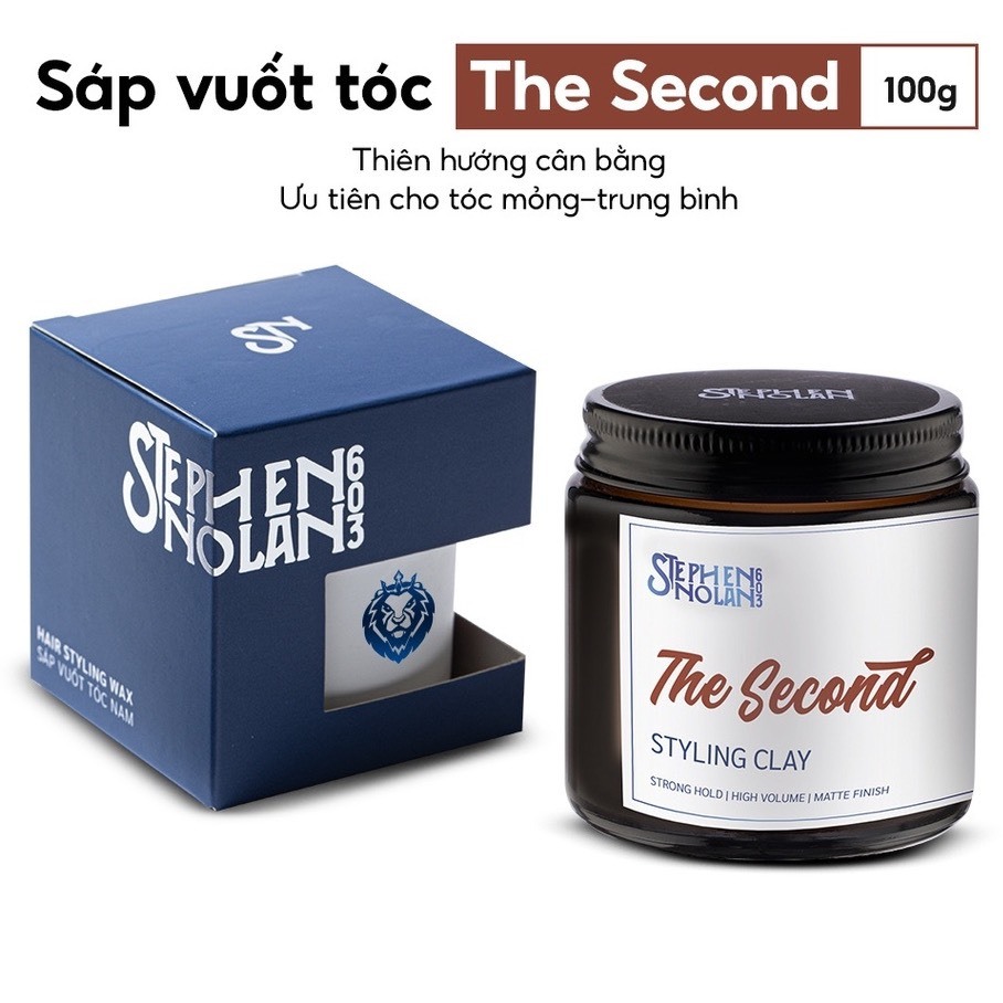 Sáp vuốt tóc stephen nolan 603: first time, the second, the eternal, dark time 56g & 100g - new 2024 + quà tặng