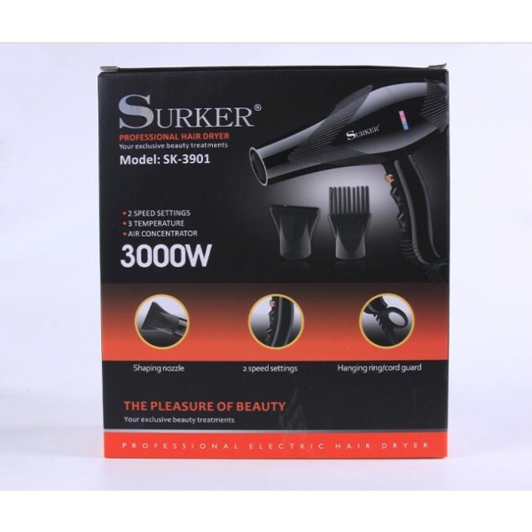 [Bảo hành 6 tháng] Máy sấy tóc Suker SK-3901 công suất 3000W giá rẻ