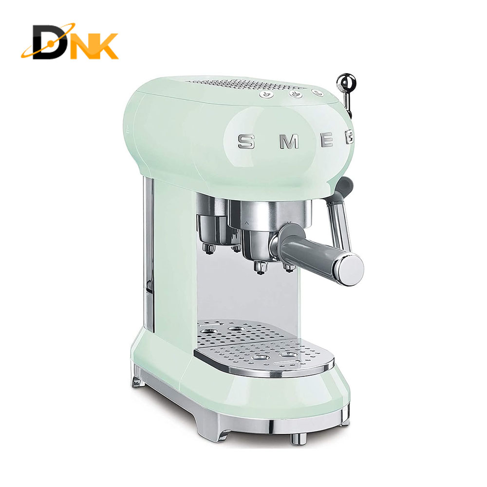 [NK Germany]-Smail ecf01pgeu pastel green mint espresso maker, thermoblock, 15 bar
