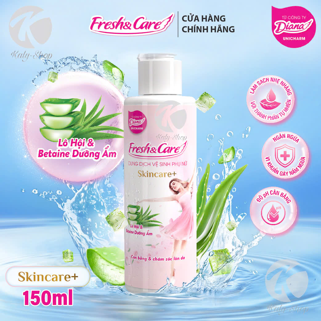 Dung Dịch Vệ Sinh Phụ Nữ Diana FRESH & CARE 150ml/250ml
