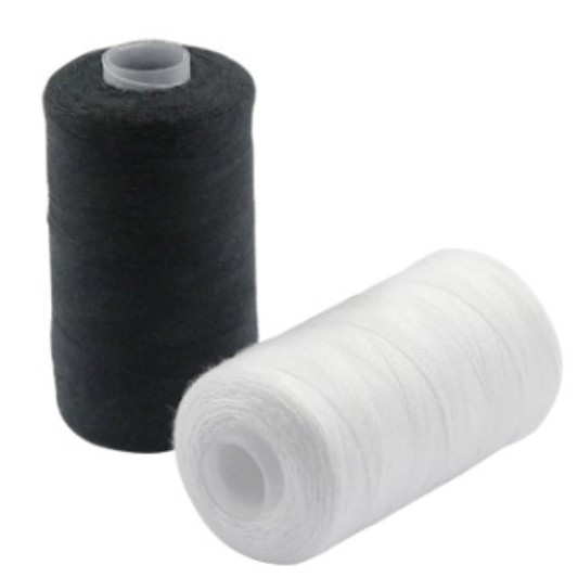 Chỉ khâu đen trắng ( giá 1 cuộn)