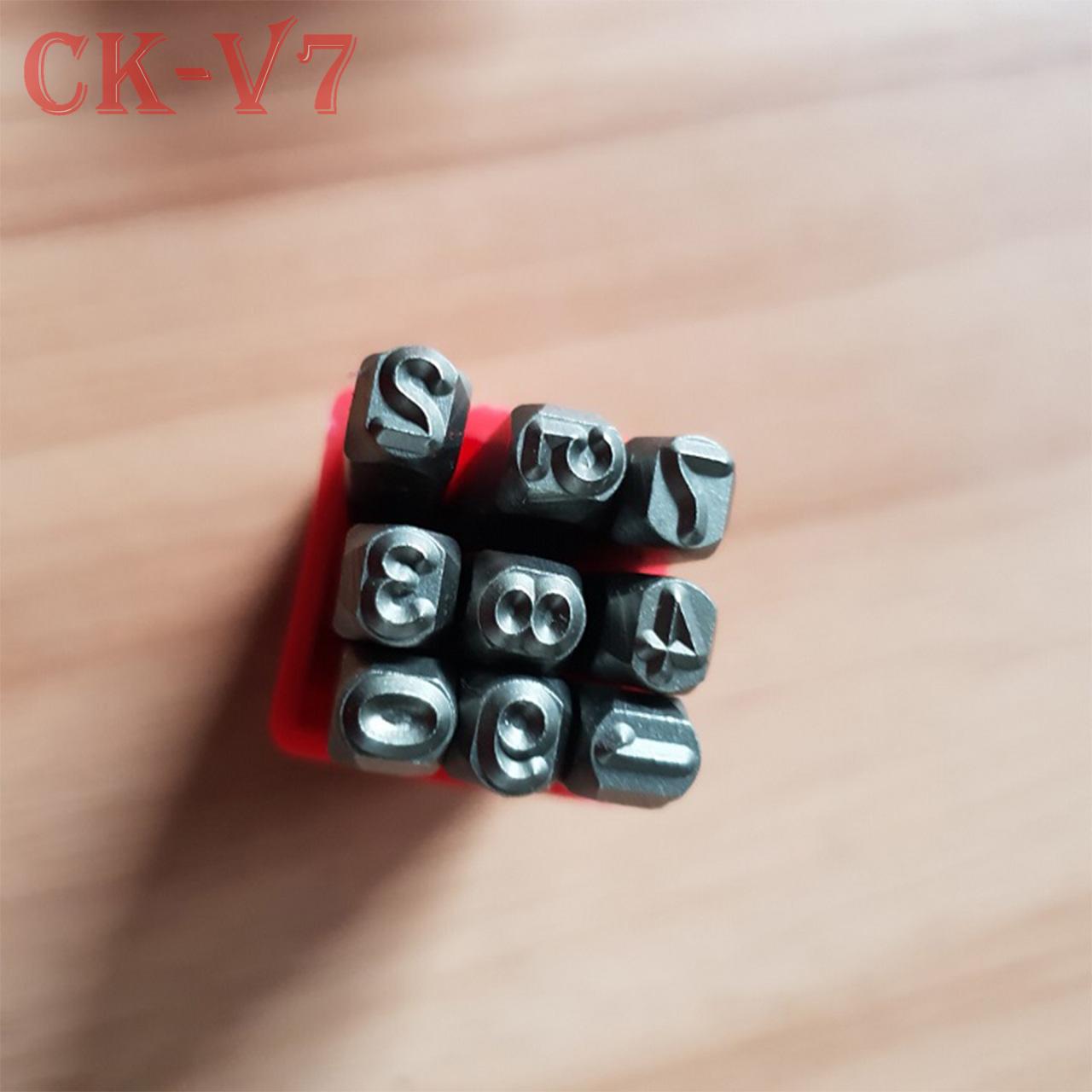 Combo Bộ Đục Đóng Chữ Và Số 4mm