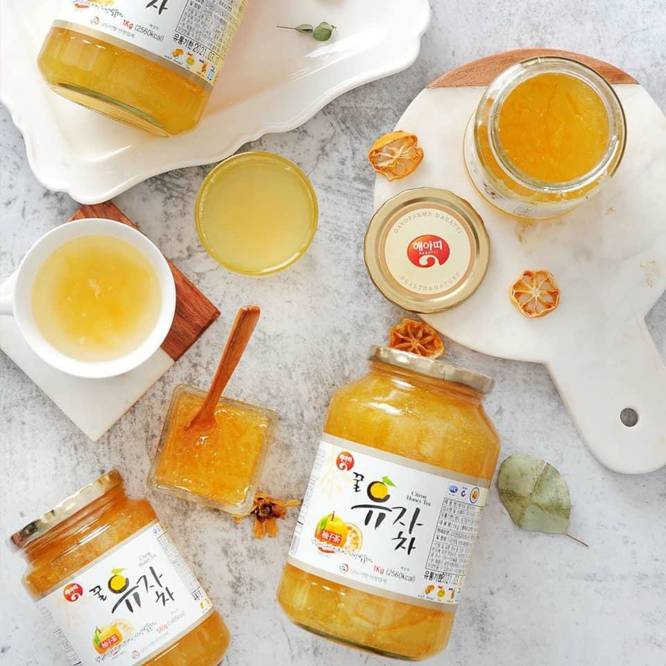 [HCM]MẬT ONG CHANH ĐÀO HÀN QUỐC  HŨ 1KG