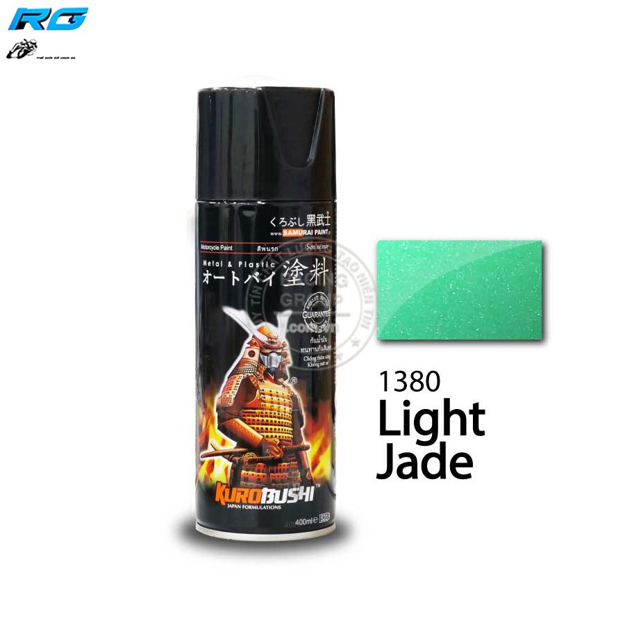 Sơn samurai màu xanh ngọc bích 1380