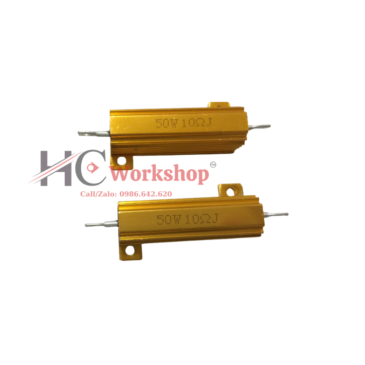 Điện trở nhôm (trở vàng) 50W 6 8 10 ôm