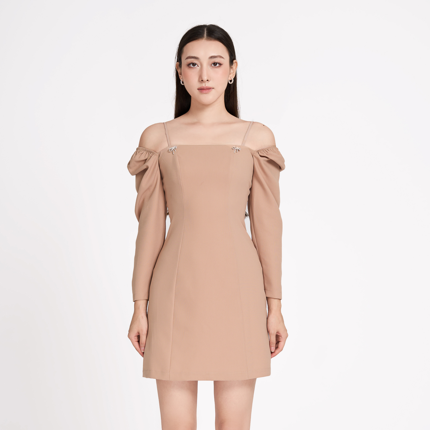 Đầm mini ôm bố thái Maybi