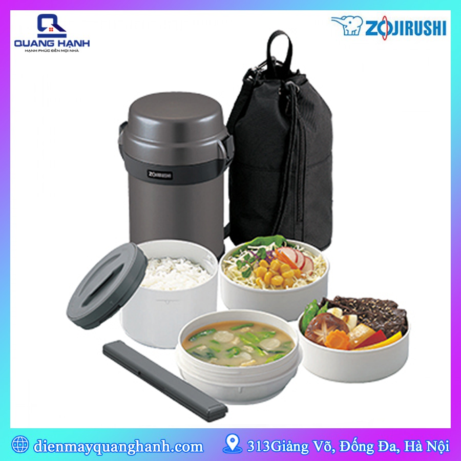 Hộp Cơm Giữ Nhiệt Zojirushi 4 ngăn ZOCM-SL-JAF14