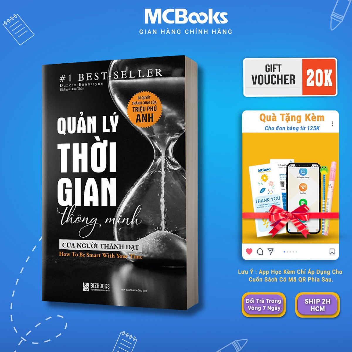 Sách - Quản lý thời gian thông minh của người thành đạt - McBooks