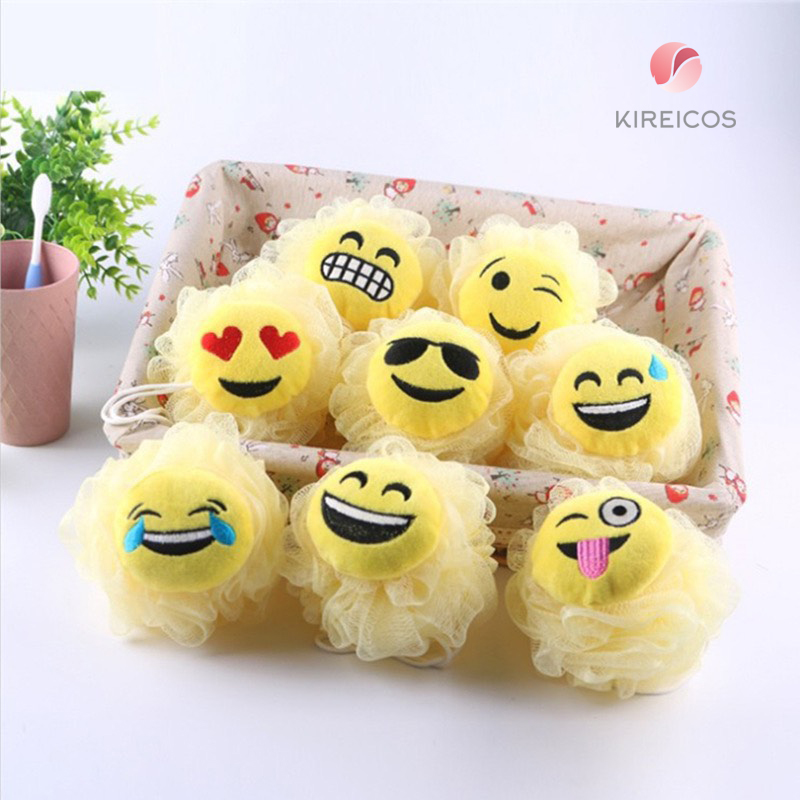 [HCM]Bông tắm Icon Mặt Cười Đủ Kiểu - Giao Ngẫu Nhiên - kireicos