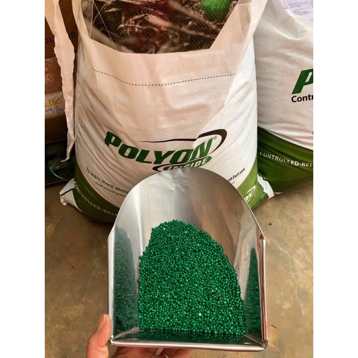 Phân tan Chậm Mỹ PoLyon hạt xanh - 16-6-12 (1kg)