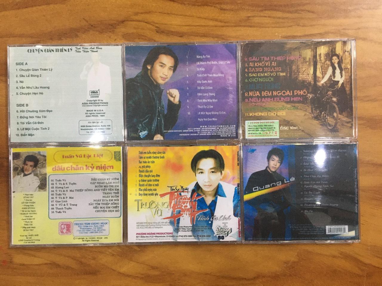 [MDCD] Bộ 6 Đĩa Nhạc CD Trữ Tình Chọn Lọc
