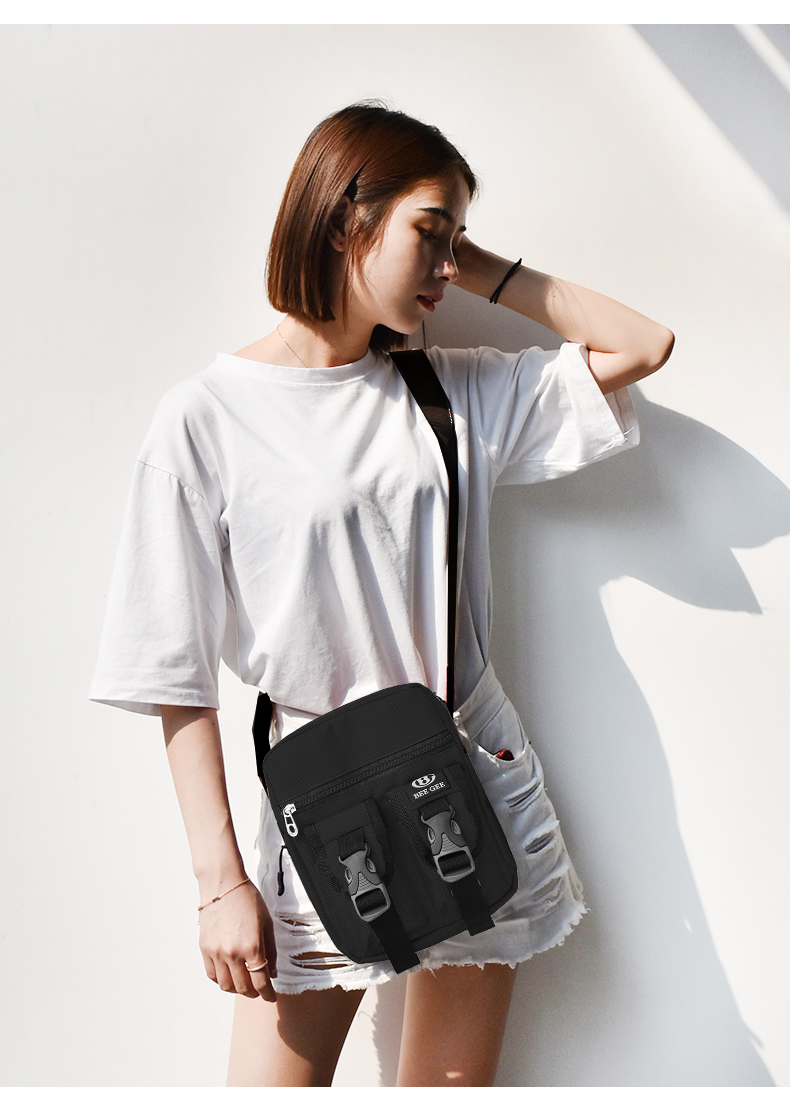 Túi đeo chéo nam nữ canvas chống shock đựng ipad điện thoại BEE GEE 080 A đẹp giá rẻ chống thấm nước BGS