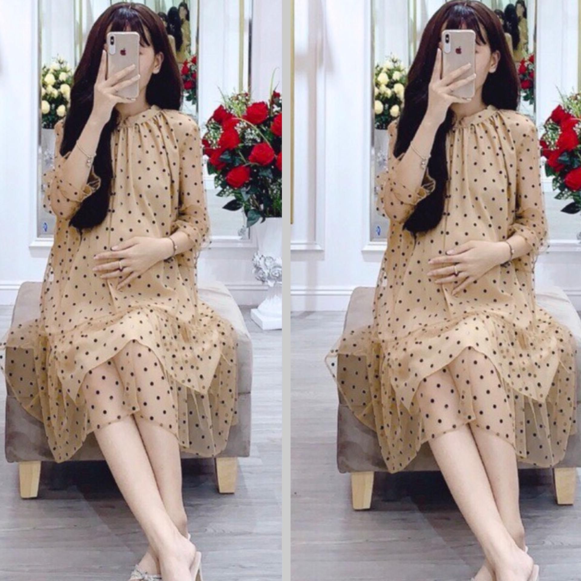 váy bầu dáng suông