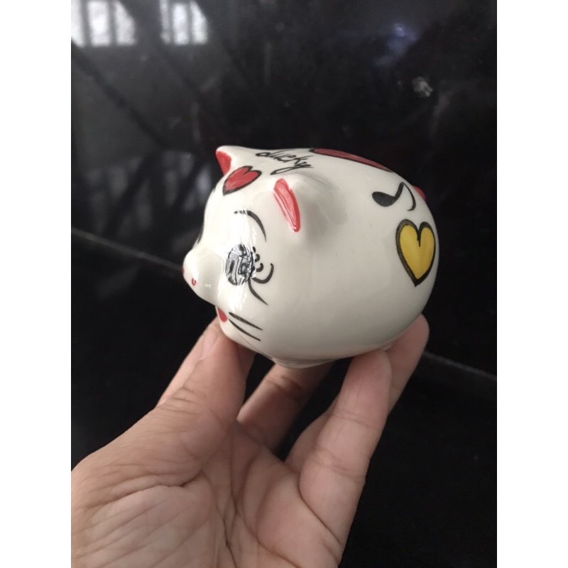 Heo đất sứ mini ( tiết kiệm vàng )