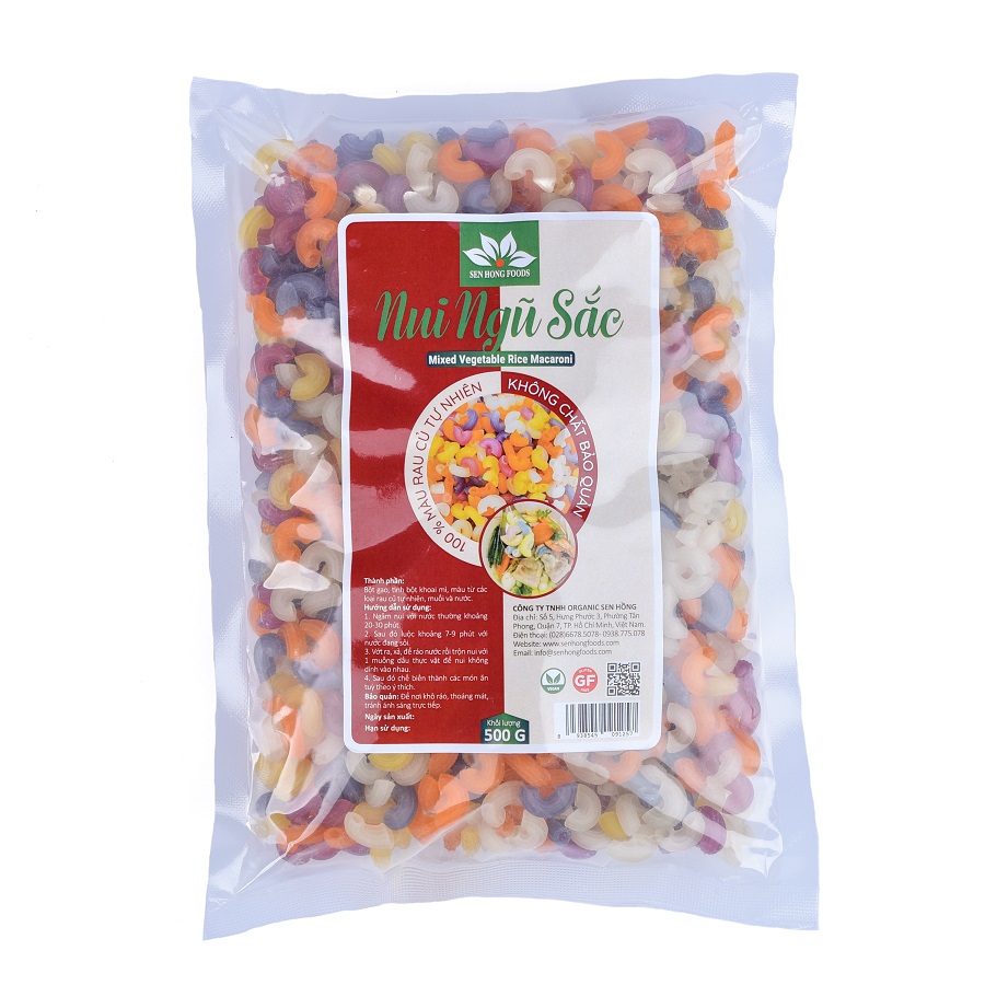 Nui Ngũ Sắc Sen Hồng 500g