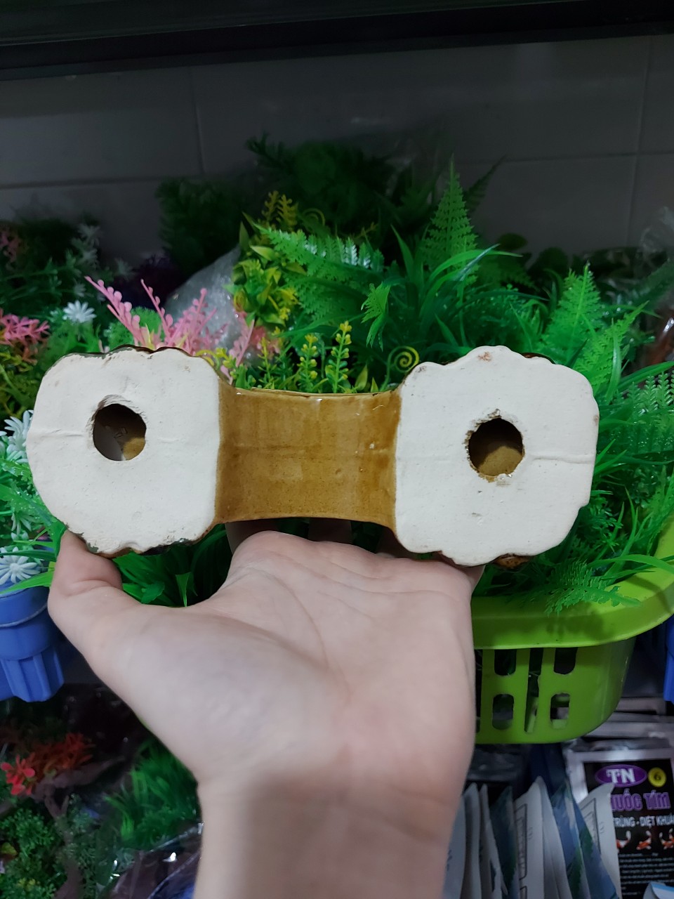 Phụ kiện trang trí bể cá: mẫu Cầu kiều
