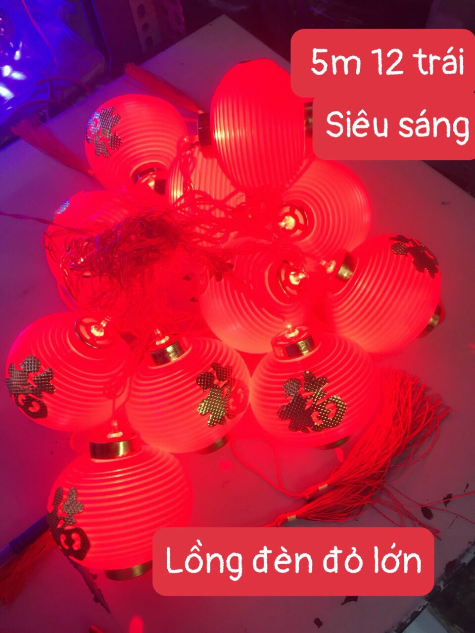 LỒNG ĐÈN ĐỎ TRANG TRÍ TẾT