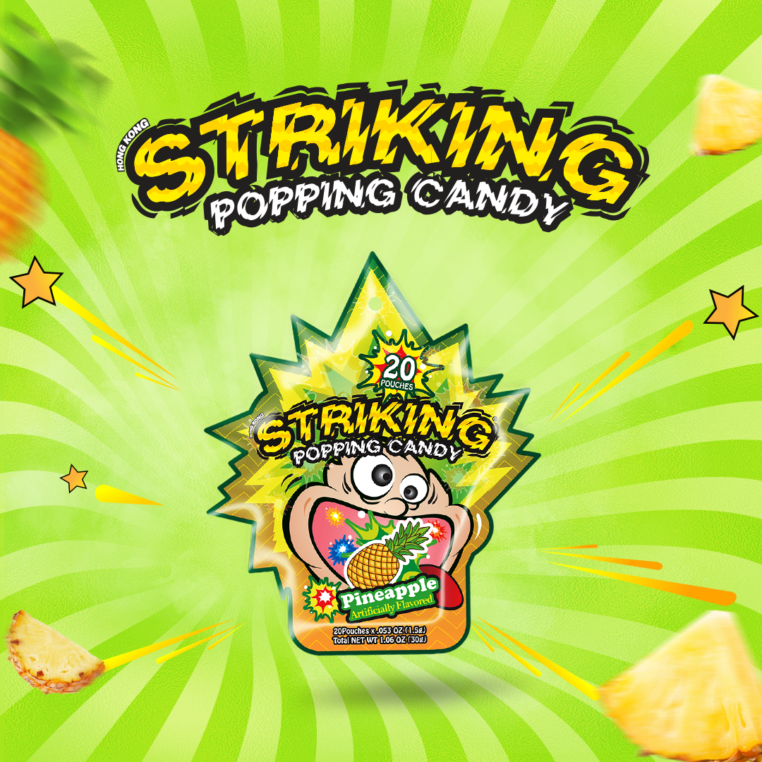 Striking Popping Candy Pineapple