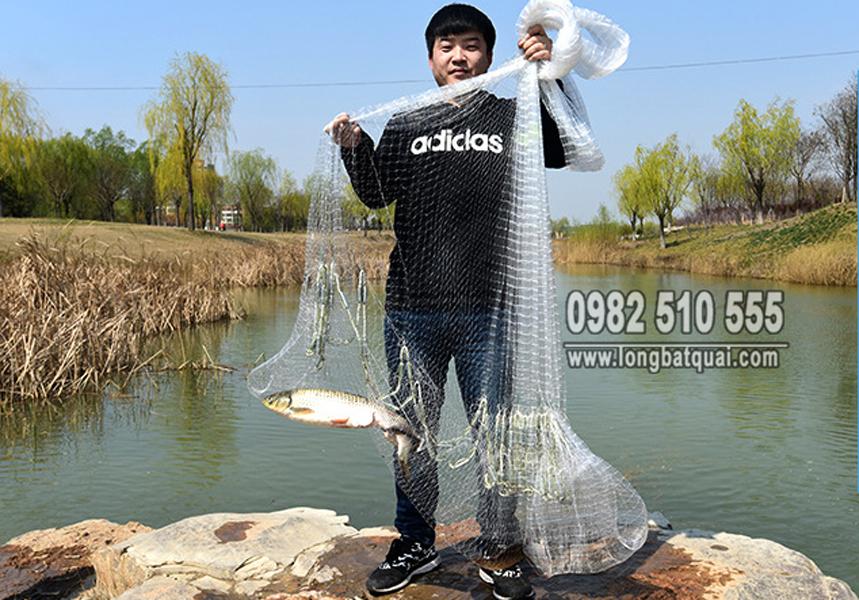 Chài Cước Bắt Cá Chì Đúc Cao 3 Mét Nặng 3kg7 Mắt 4cm- Thailan ค่าธรรมเนียมการตกปลา -