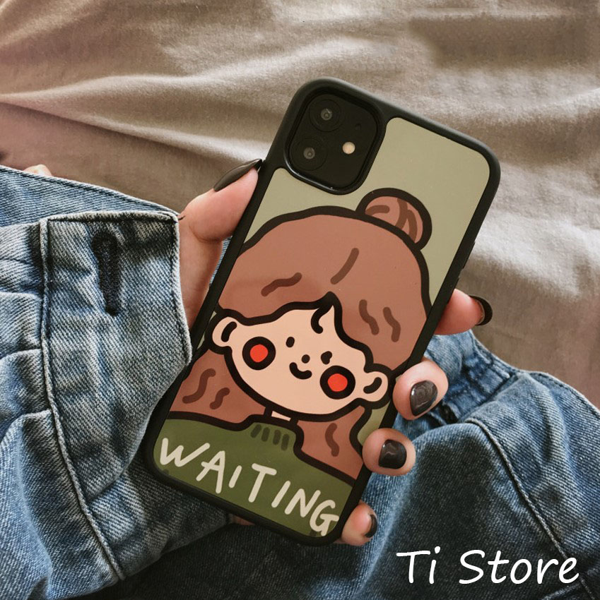 [HCM]Ốp Lưng Girl Waiting iPhone | Từ 6 đến 12 Pro Max | [ TI STORE ]
