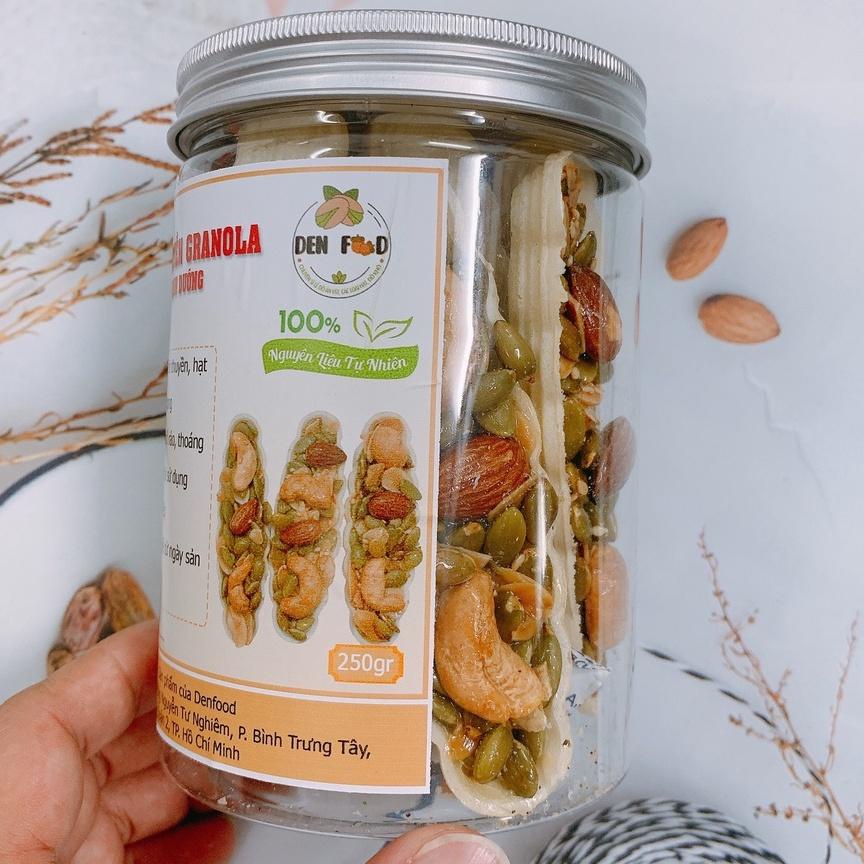 Bánh thuyền mix hạt dinh dưỡng không đường ăn kiêng Eatclean - Granola thuyền - Hủ 200gr / Hộp 400gr