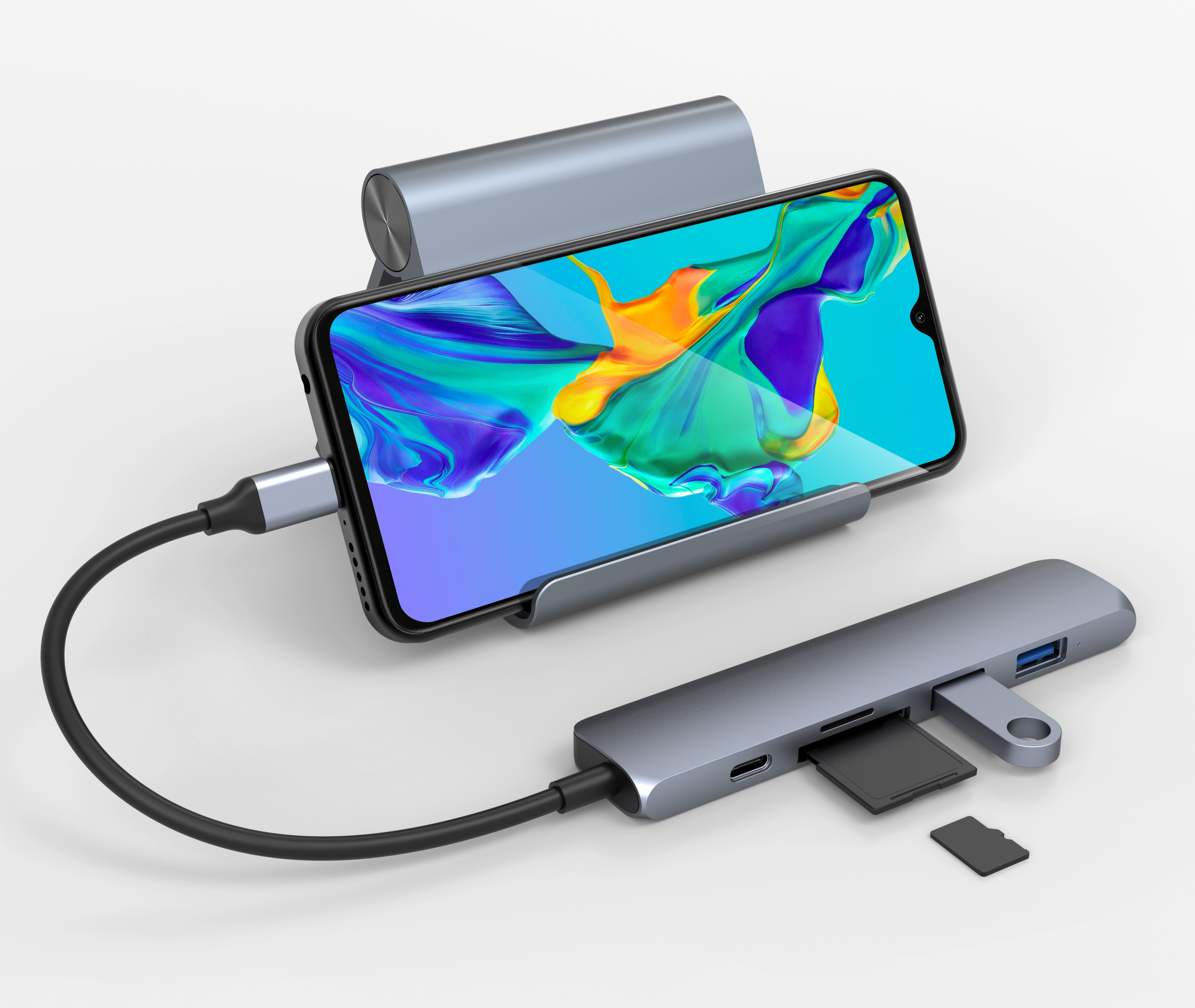 CỔNG CHUYỂN HYPERDRIVE BAR 6 IN 1 USB-C HUB FOR MACBOOK, SURFACE, PC & DEVICES – HD22E