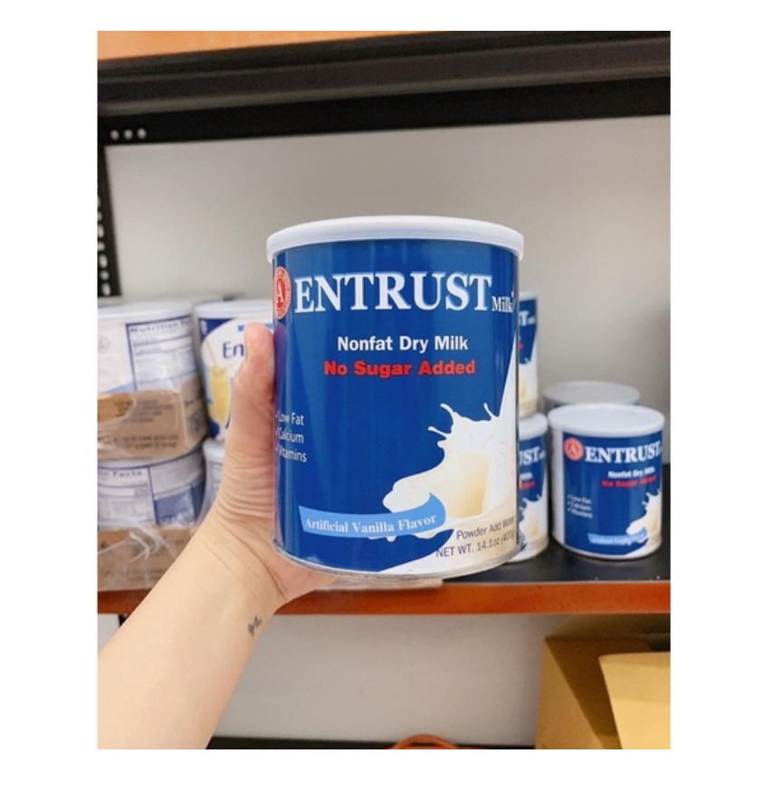 SỮA ENTRUST MỸ 400g DÀNH CHO NGƯỜI TIỂU ĐƯỜNG
